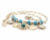 BRACELET GOLD CELEBRITY NEREZOVÁ OCEL